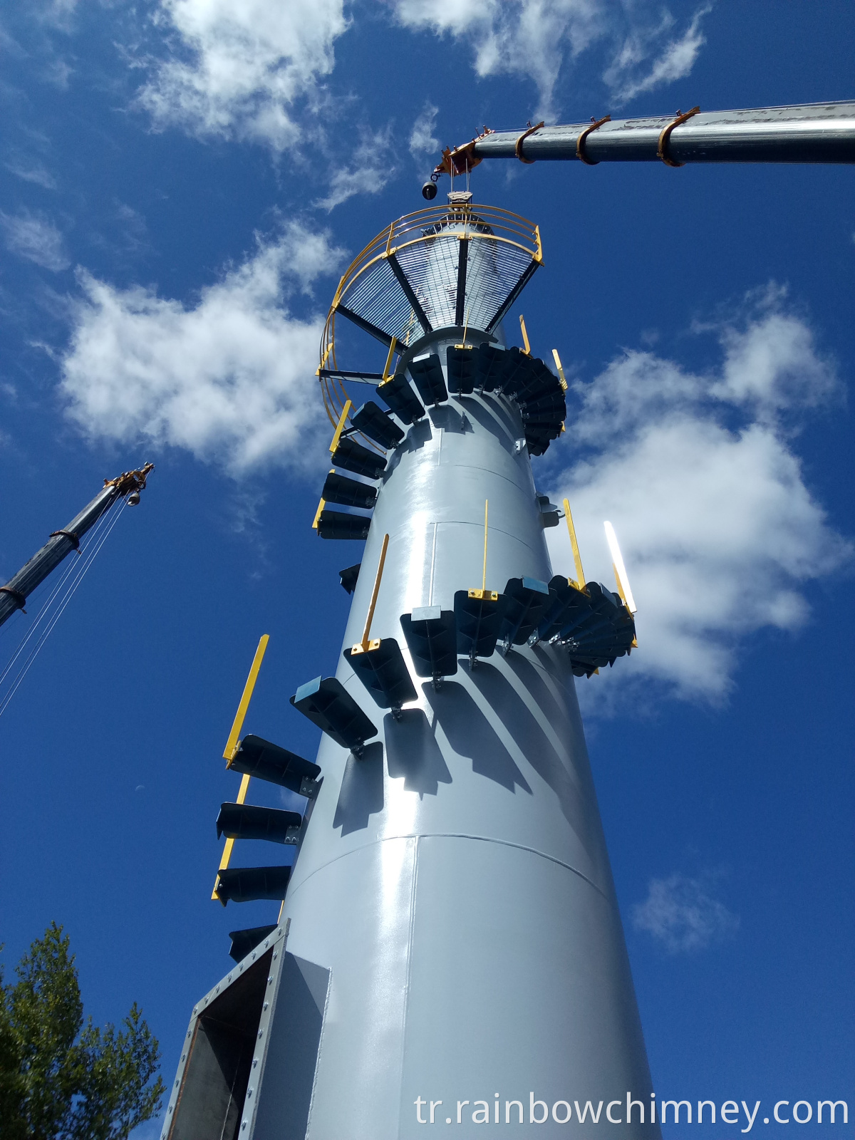 power plant chimney